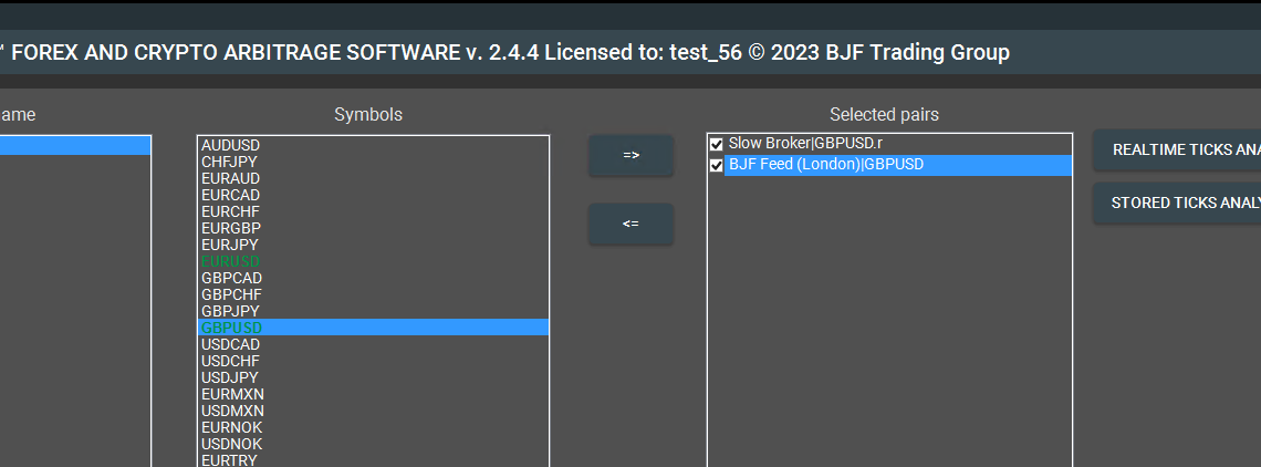 SharpTrader 添加经纪商和工具到刻度分析中
