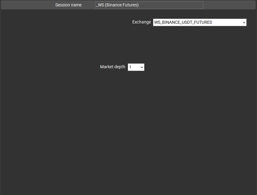 为SharpTrader配置会话
